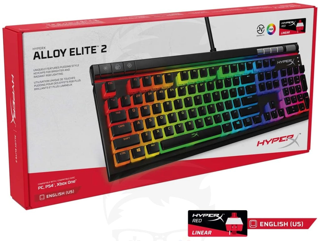 HyperX Alloy Elite 2 – Mechanical Gaming Keyboard, HyperX Alloy Elite 2 – Mechanical Gaming Keyboard,